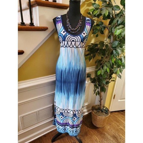 JON & ANNA  Long Maxi Tank Dress 1X - Picture 1 of 16